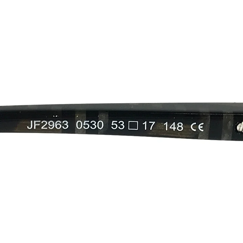 J.F. Rey Eyeglasses Frames JF2963 0530 Brown Blue Gray Red Rectangle 53-17-148